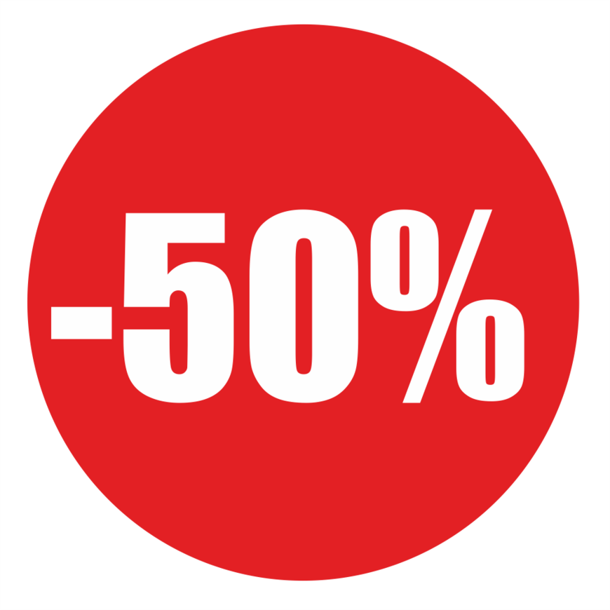 VÝPREDAJ ZA POLOVICU! (-50%)