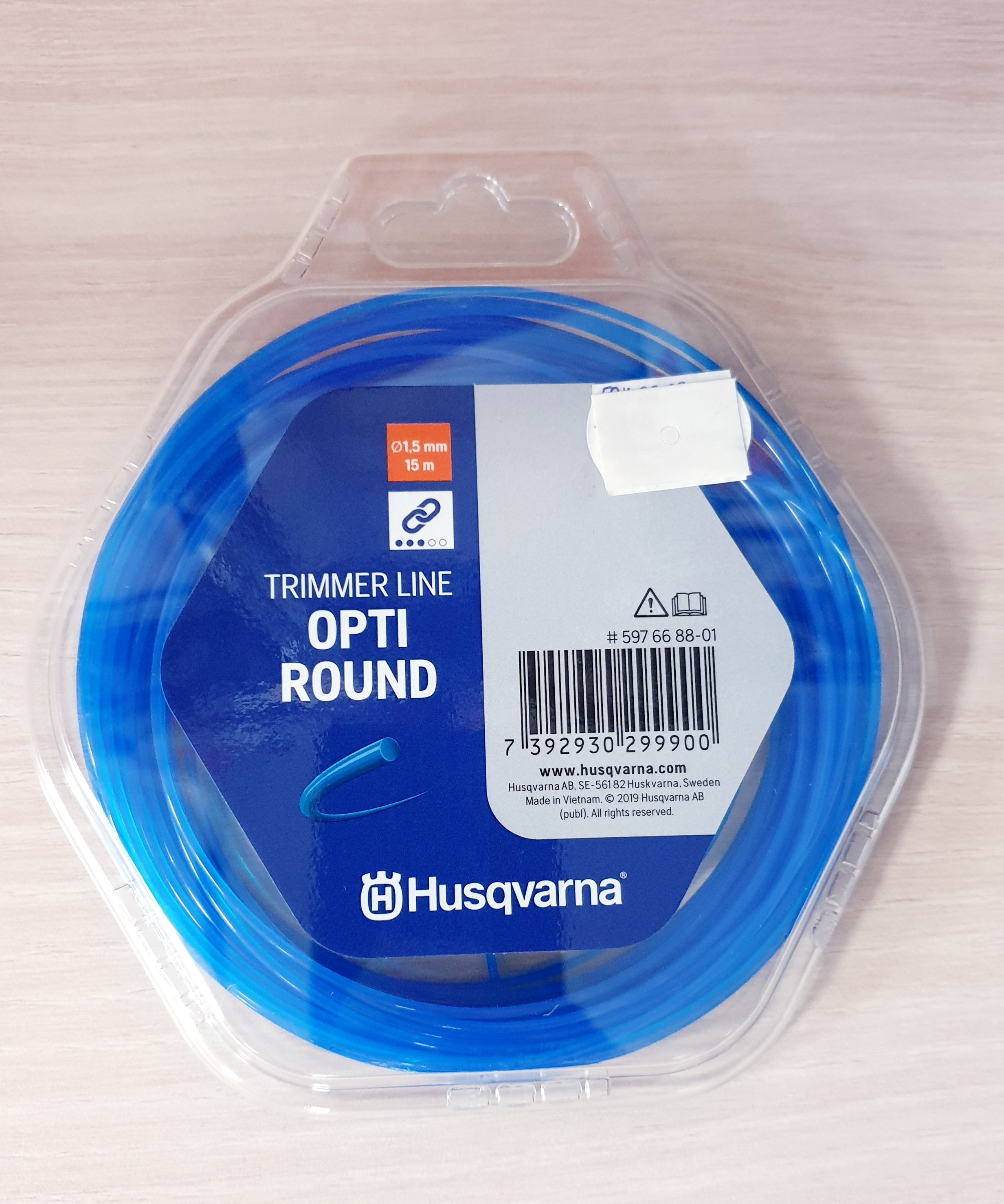 Husqvarna - Žacie lanko Opti round 1,5 mm x 15 m