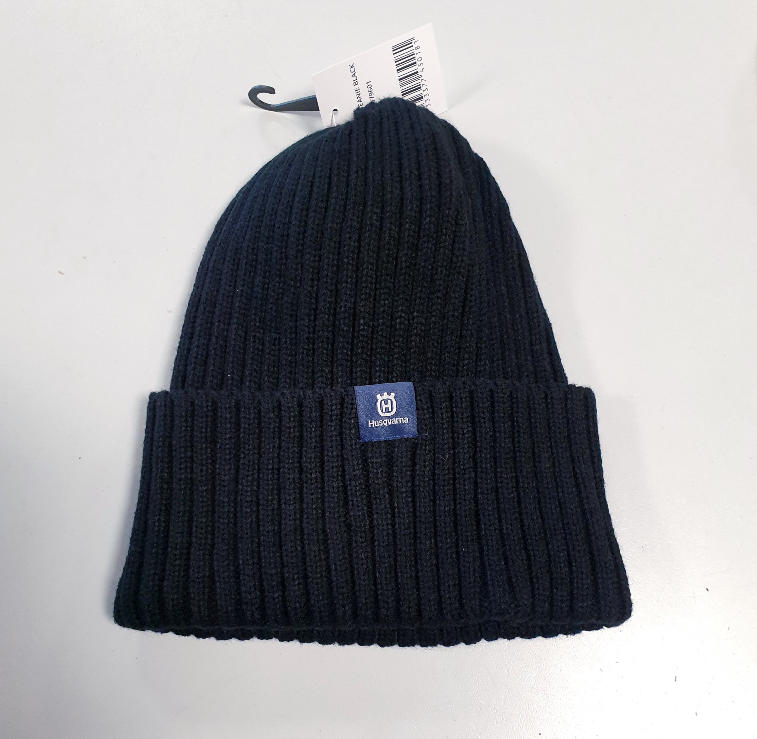 Pletená čiapka HUSQVARNA, čierna