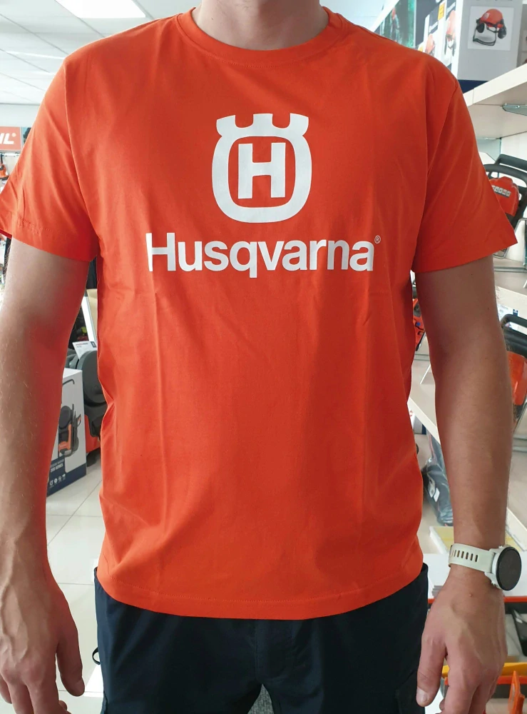 Tričko oranžové s krátkym rukávom HUSQVARNA