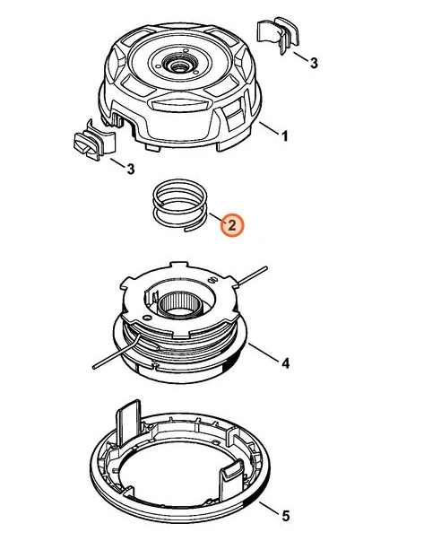 Pružina na žaciu hlavicu STIHL AutoCut C26-2
