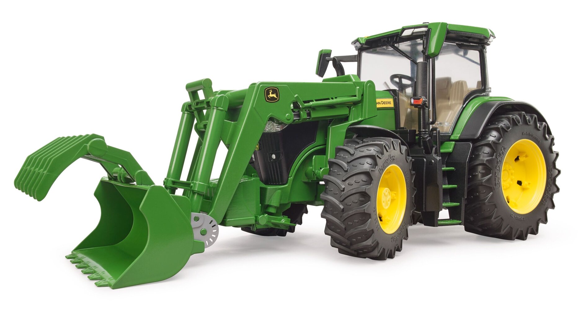Detská hračka - Traktor John Deere 7R 350 s čelným nakladačom - Bruder 3151