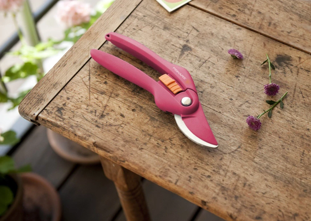 Dvojčepeľové nožnice Fiskars Inspiration RUBY