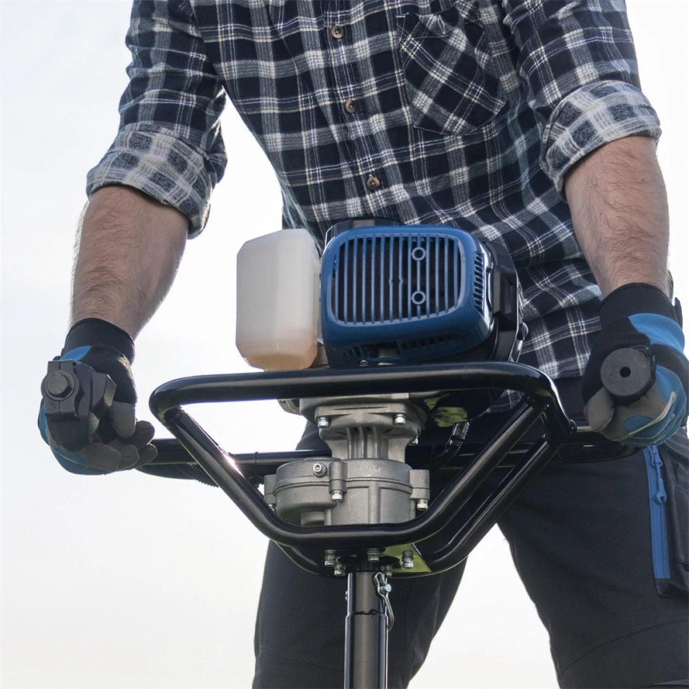 Scheppach EB 2000 pôdny vrták + 2 vrtáky