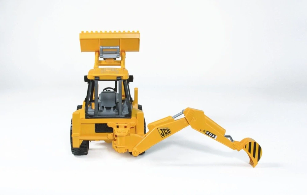 Traktor JCB 4CX s čelným nakladačom a lyžicou - Bruder 2428
