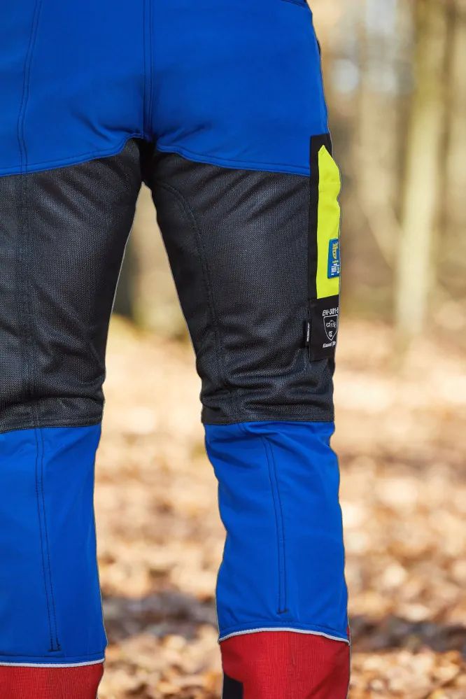 Protiporezové pracovné nohavice Profiforest Blue Light