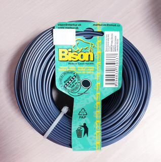 Žacie lanko okrúhle šedé BISON 2,4 mm x 100 m