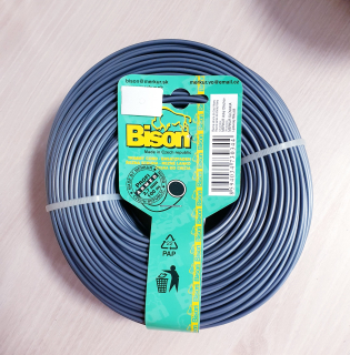 Žacie lanko okrúhle šedé BISON 2,7 mm x 100 m