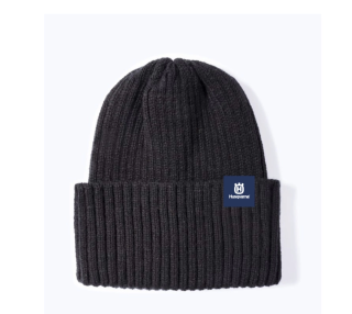 Pletená čiapka HUSQVARNA, čierna