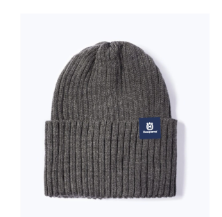 Pletená čiapka HUSQVARNA, šedá