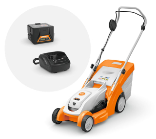 STIHL RMA 239, Akumulátorová kosačka, vrátane batérie a nabíjačky, (SET 1x AK 20)