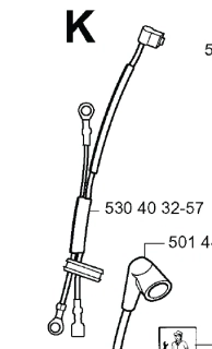 Kábliky Husqvarna 136, 137, 142