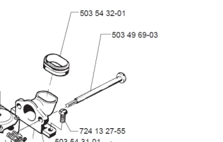 Tesnenie na prírubu Husqvarna 262