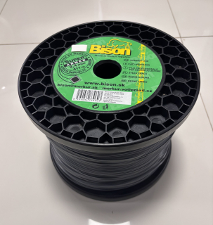 Žacie lanko hranaté šedé BISON ARMED SUPER PROFI 2,4 mm x 411m