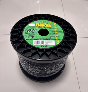 Žacie lanko hranaté šedé BISON ARMED SUPER PROFI 2,7 mm x 325m