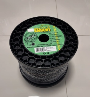 Žacie lanko hranaté šedé BISON ARMED SUPER PROFI 3,0 mm x 263m