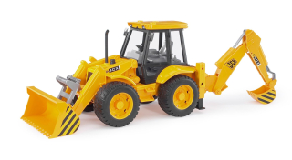 Traktor JCB 4CX s čelným nakladačom a lyžicou - Bruder 2428